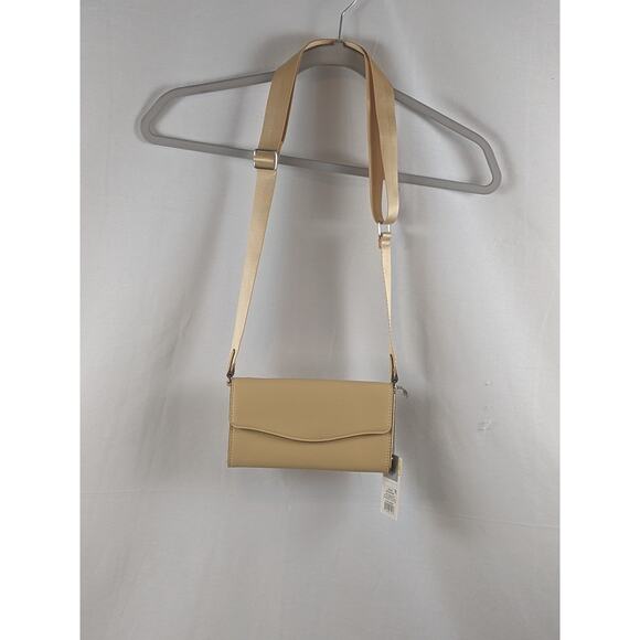 Crossbody Bag A New Day Peach Yellow Adjustable‎ Strap Multiple Pockets Wallet - Picture 7 of 8